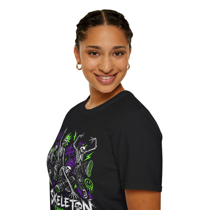 90s Skateboarding Skeleton Dance Crew T-Shirt