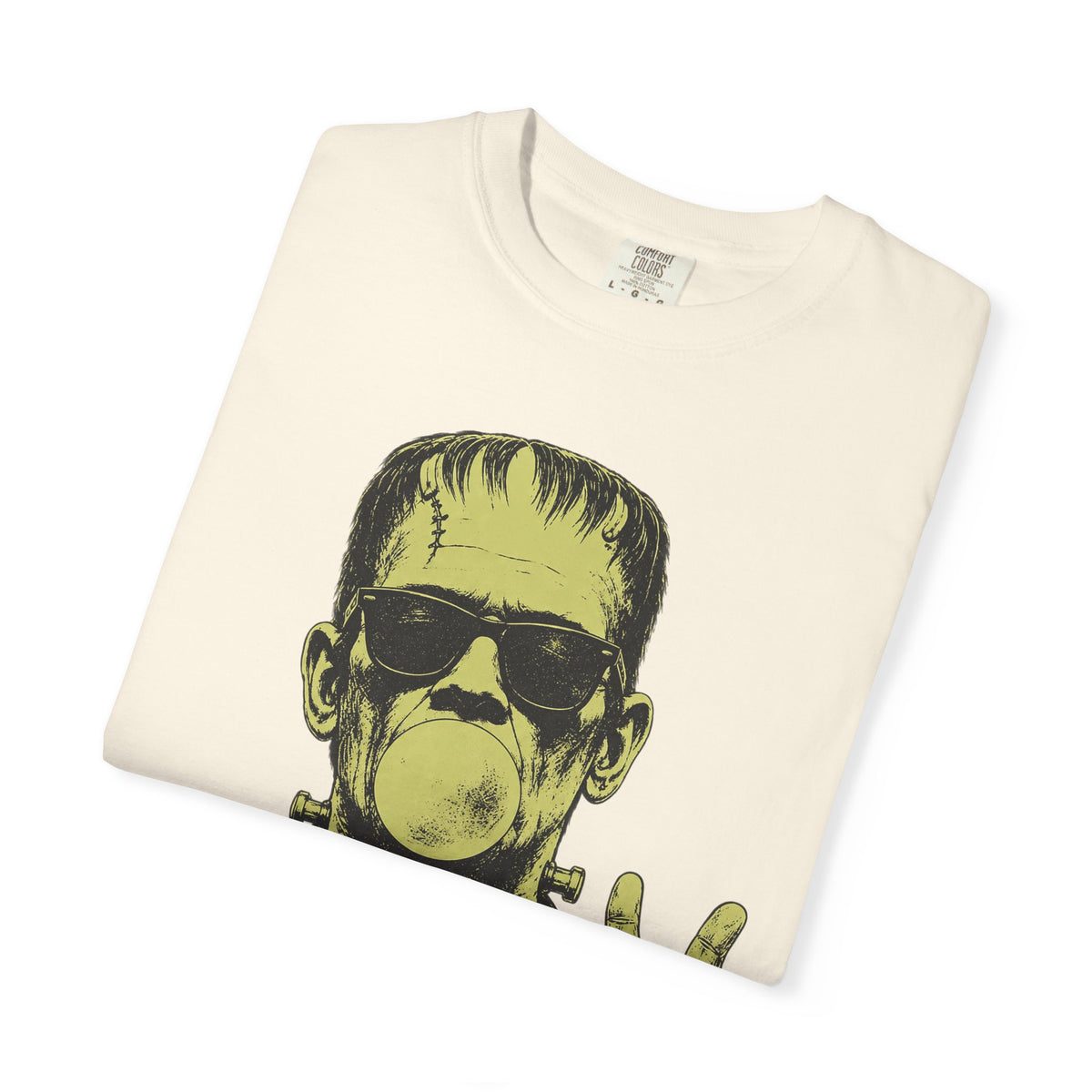 Frankenstein Bubblegum Peace Sign Comfort Colors T-Shirt
