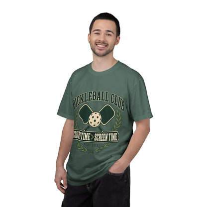 Pickleball Club Court Time Over Screen Time Comfort Colors Tee