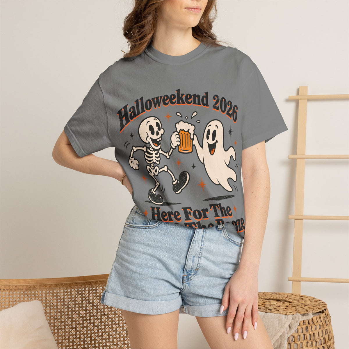 Halloweekend 2026 Boos & Booze Comfort Colors Tee