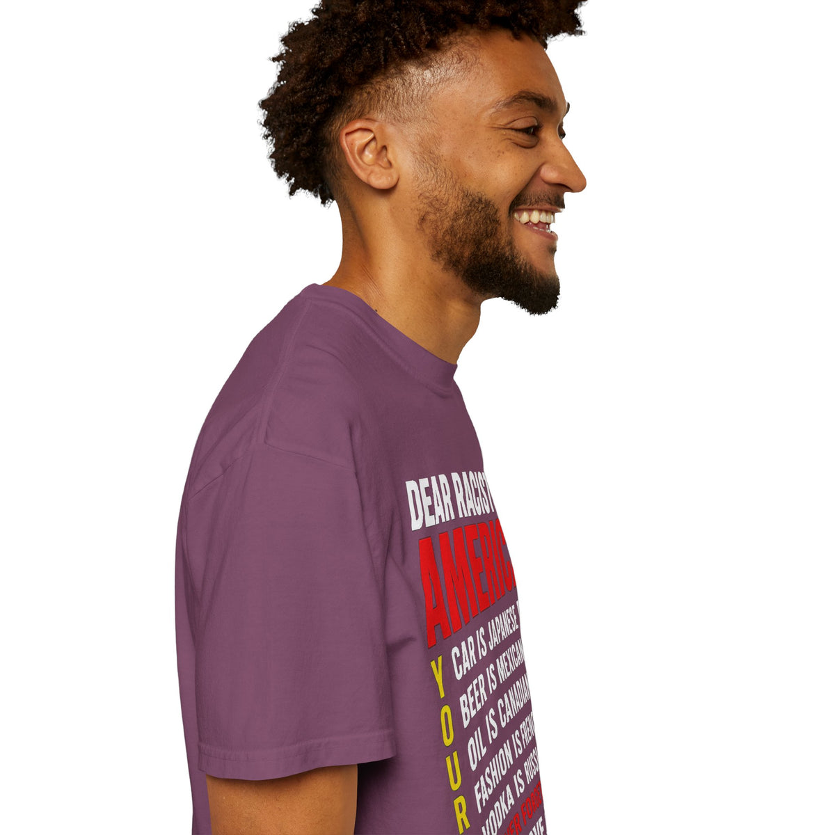 Dear Racists in America Anti-Racism Comfort Colors Tee