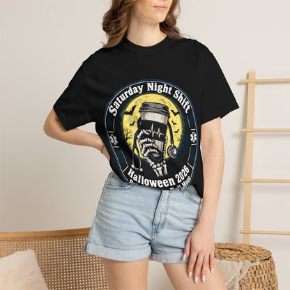 Saturday Night Shift Halloween 2026 Comfort Colors Tee
