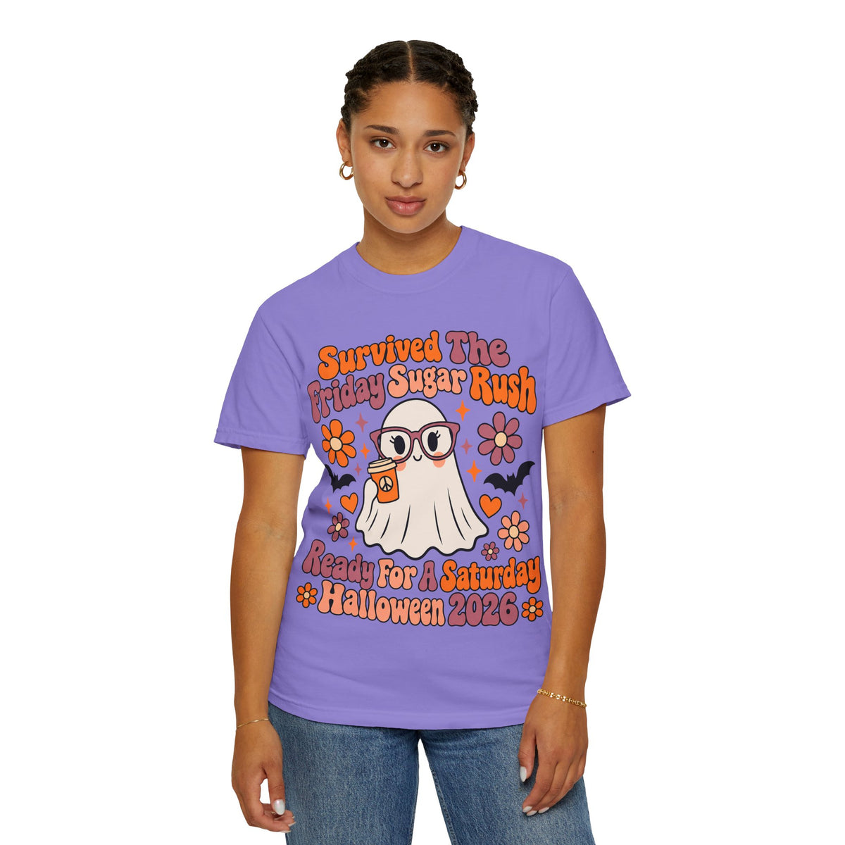 Friday Sugar Rush Halloween 2026 Comfort Colors Tee