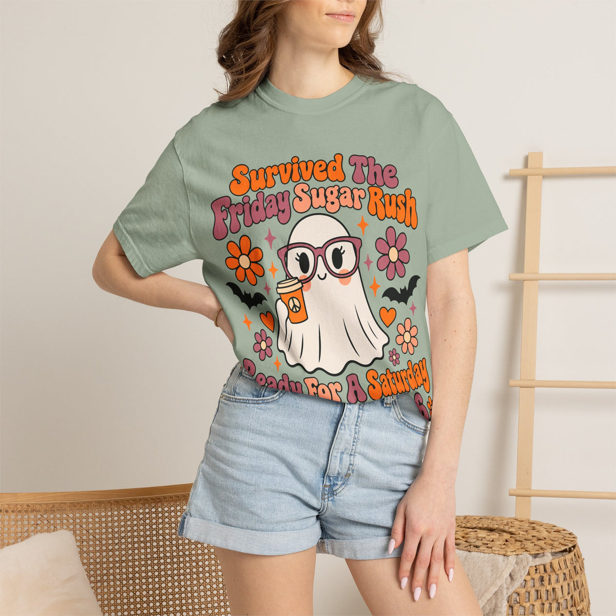 Friday Sugar Rush Halloween 2026 Comfort Colors Tee