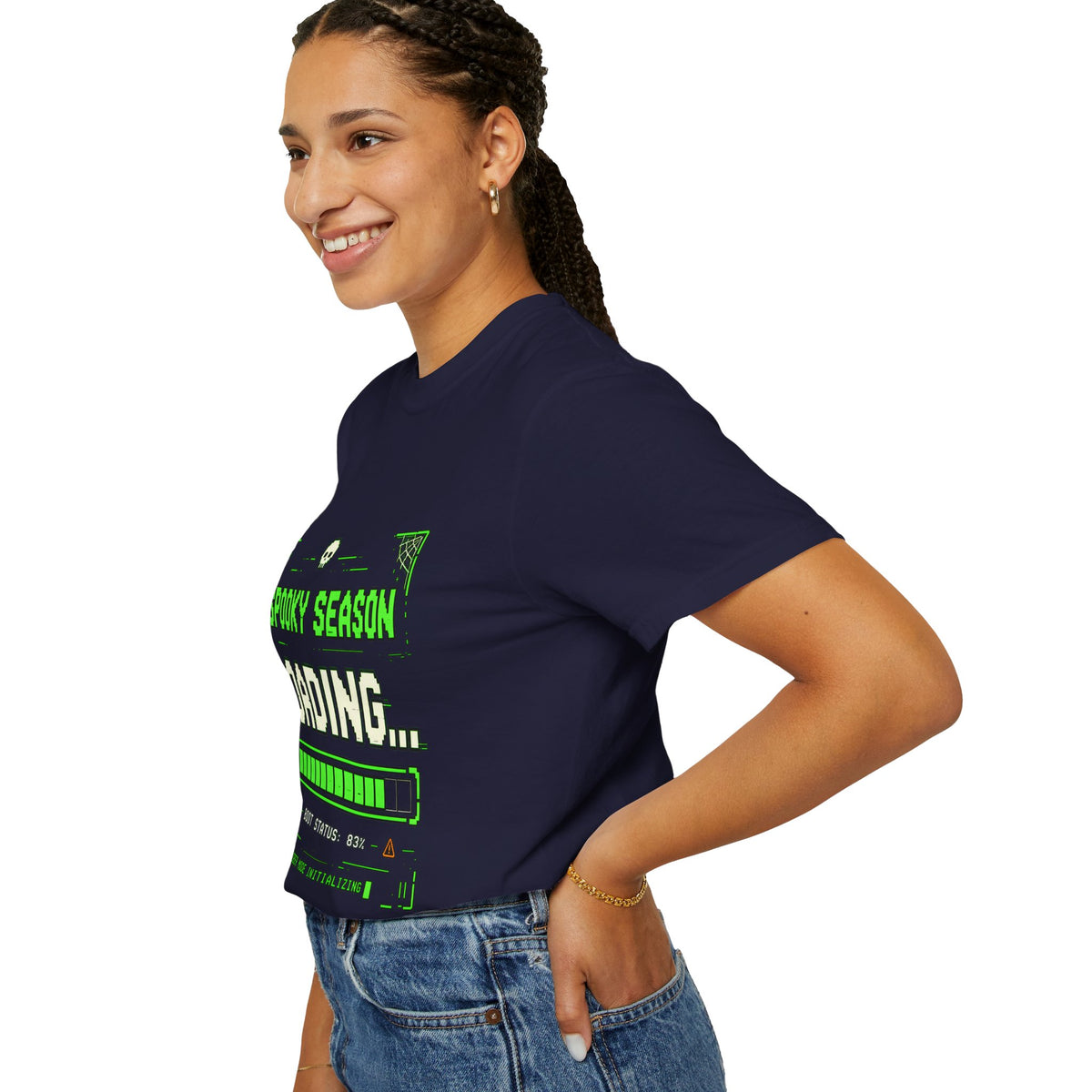 Spooky Season Loading Gamer Halloween Comfort Colors Tee