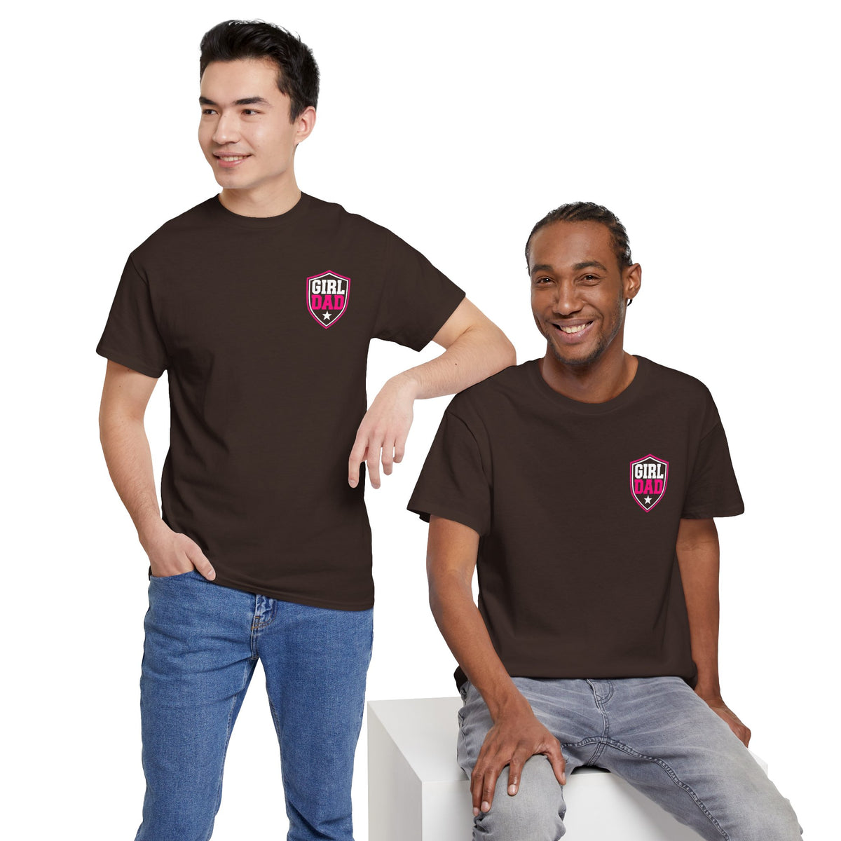 Girl Dad I Raise Strong Girls Graphic Tee
