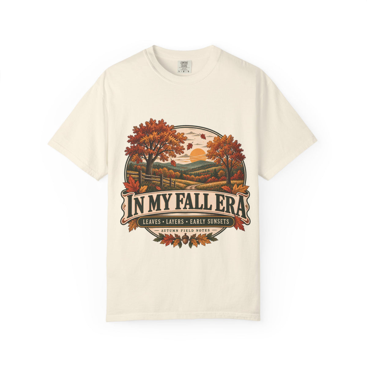 In My Fall Era Autumn Comfort Colors Graphic T-Shirt