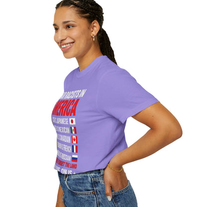 Dear Racists in America Anti-Racism Comfort Colors Tee