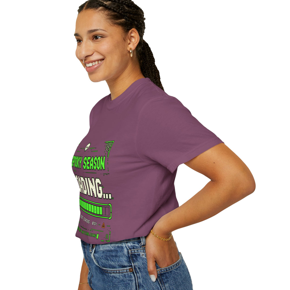 Spooky Season Loading Gamer Halloween Comfort Colors Tee