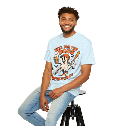 Here for the Boos Baseball Halloween Comfort Colors Tee