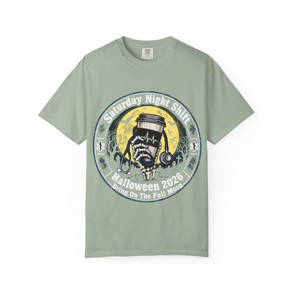 Saturday Night Shift Halloween 2026 Comfort Colors Tee