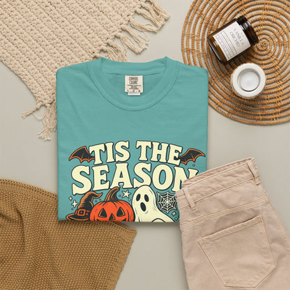 Tis the Season Spooky Halloween Comfort Colors Graphic Tee