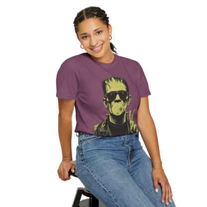 Frankenstein Bubblegum Peace Sign Comfort Colors T-Shirt