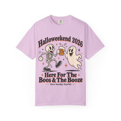 Halloweekend 2026 Boos & Booze Comfort Colors Tee