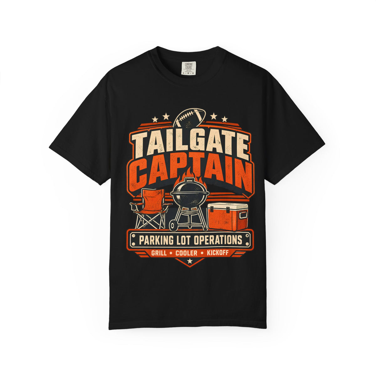 Tailgate Captain Football Game Day Comfort Colors T-Shirt