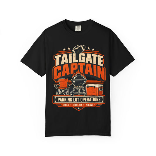 Tailgate Captain Football Game Day Comfort Colors T-Shirt