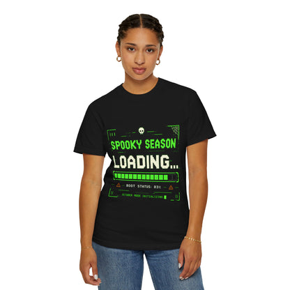 Spooky Season Loading Gamer Halloween Comfort Colors Tee