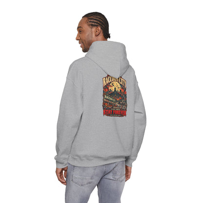 Welcome to Raccoon City Halloween 2026 Gildan 18500 Hoodie
