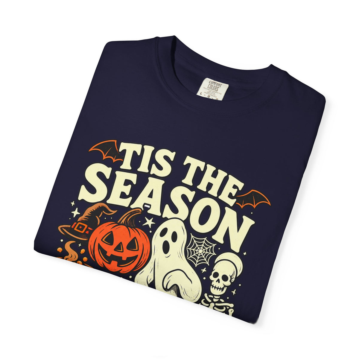 Tis the Season Spooky Halloween Comfort Colors Graphic Tee