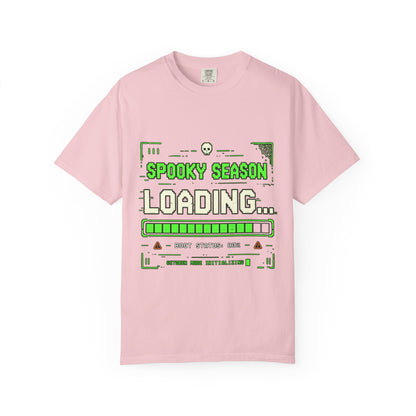Spooky Season Loading Gamer Halloween Comfort Colors Tee