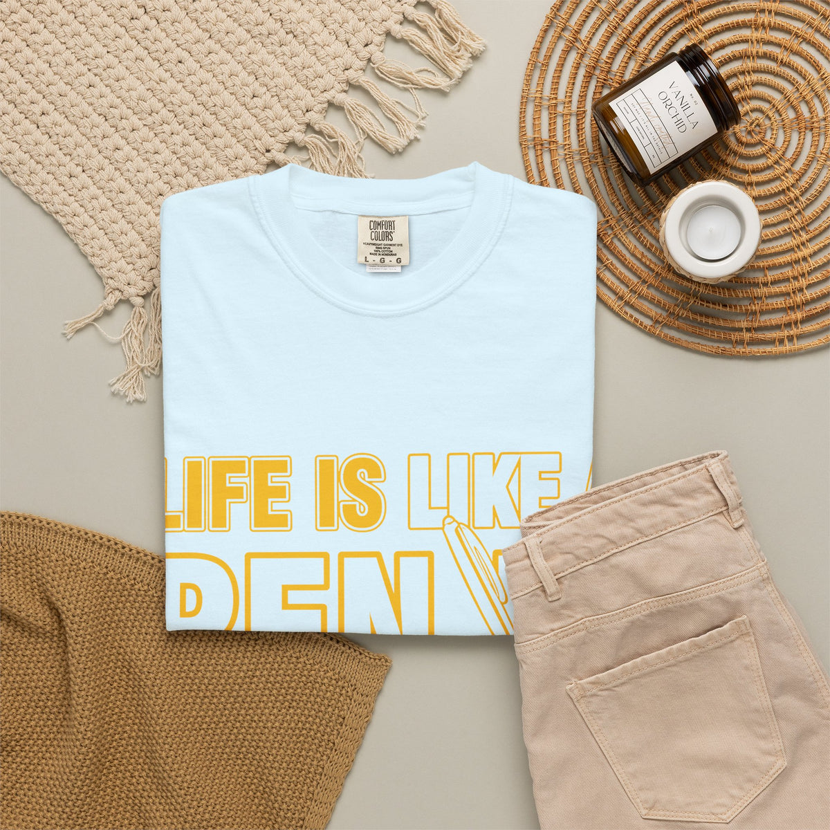 Life Is Like a Penis Adult Humor Comfort Colors T-Shirt