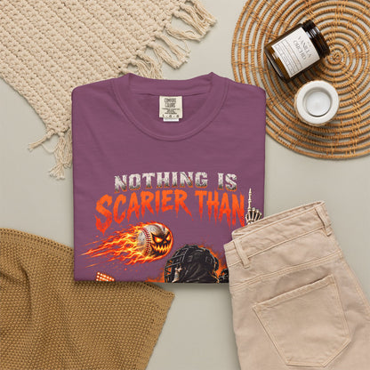 October Baseball Halloween Comfort Colors Graphic T-Shirt