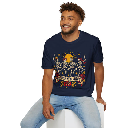American Traditional Tattoo Skeleton Dance Shirt