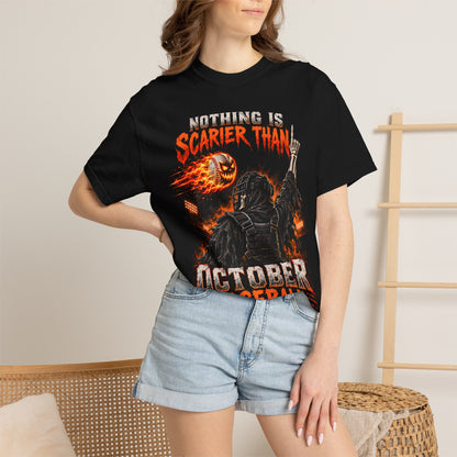 October Baseball Halloween Comfort Colors Graphic T-Shirt