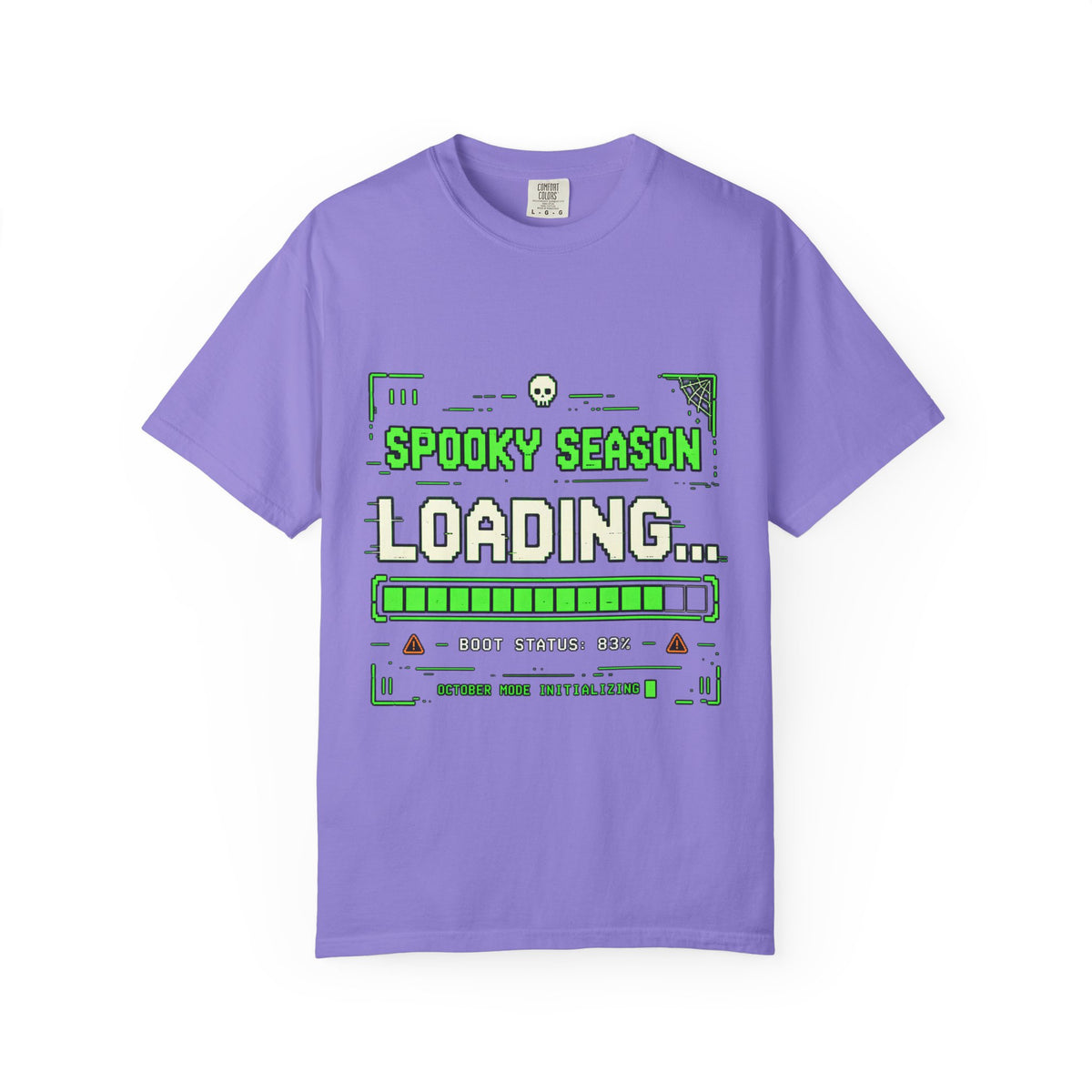 Spooky Season Loading Gamer Halloween Comfort Colors Tee