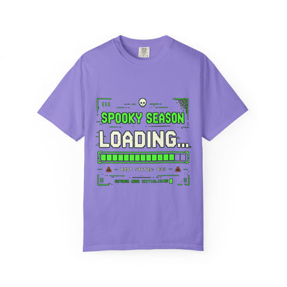 Spooky Season Loading Gamer Halloween Comfort Colors Tee