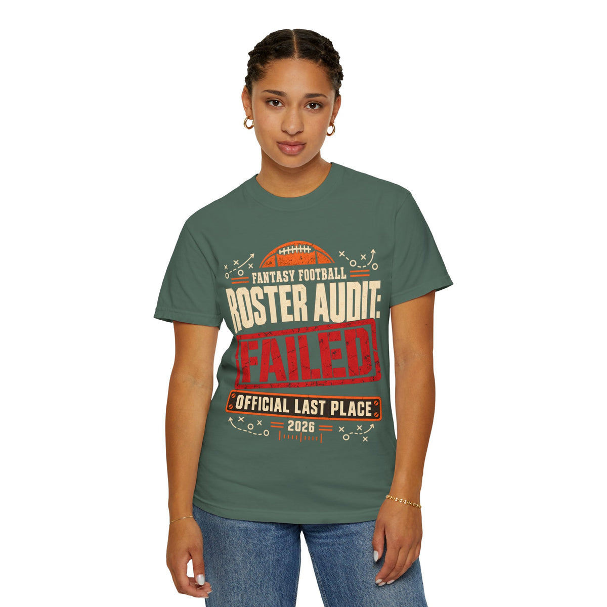 Fantasy Football Roster Audit Failed 2026 Comfort Colors Tee