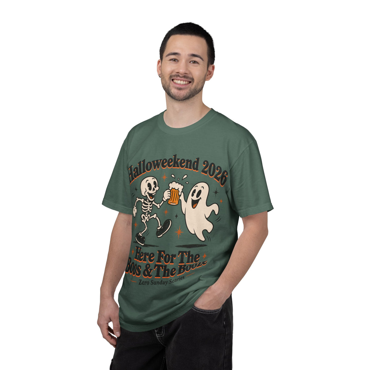 Halloweekend 2026 Boos & Booze Comfort Colors Tee