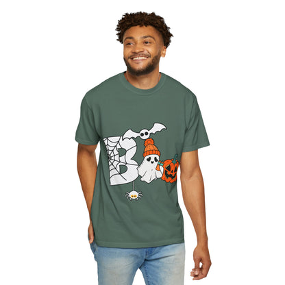 Cute Ghost Pumpkin Cozy Halloween Comfort Colors T-Shirt