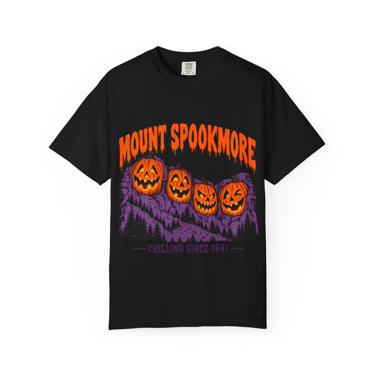 Mount Spookmore Halloween Comfort Colors T-Shirt