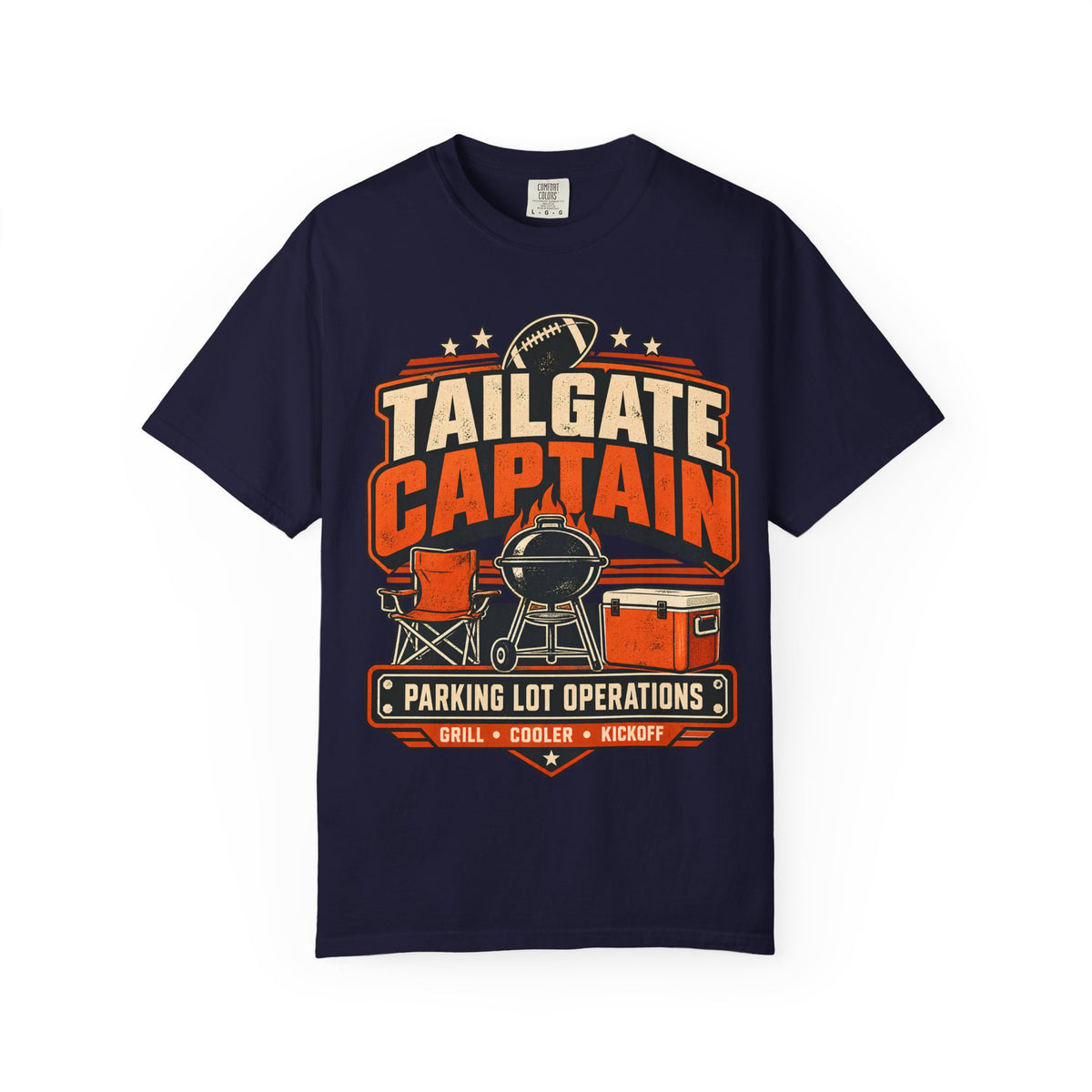 Tailgate Captain Football Game Day Comfort Colors T-Shirt