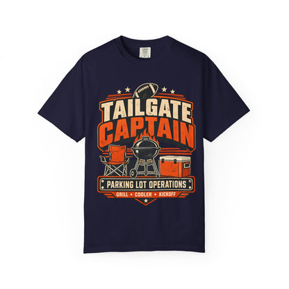 Tailgate Captain Football Game Day Comfort Colors T-Shirt