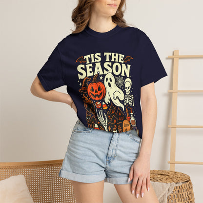 Tis the Season Spooky Halloween Comfort Colors Graphic Tee