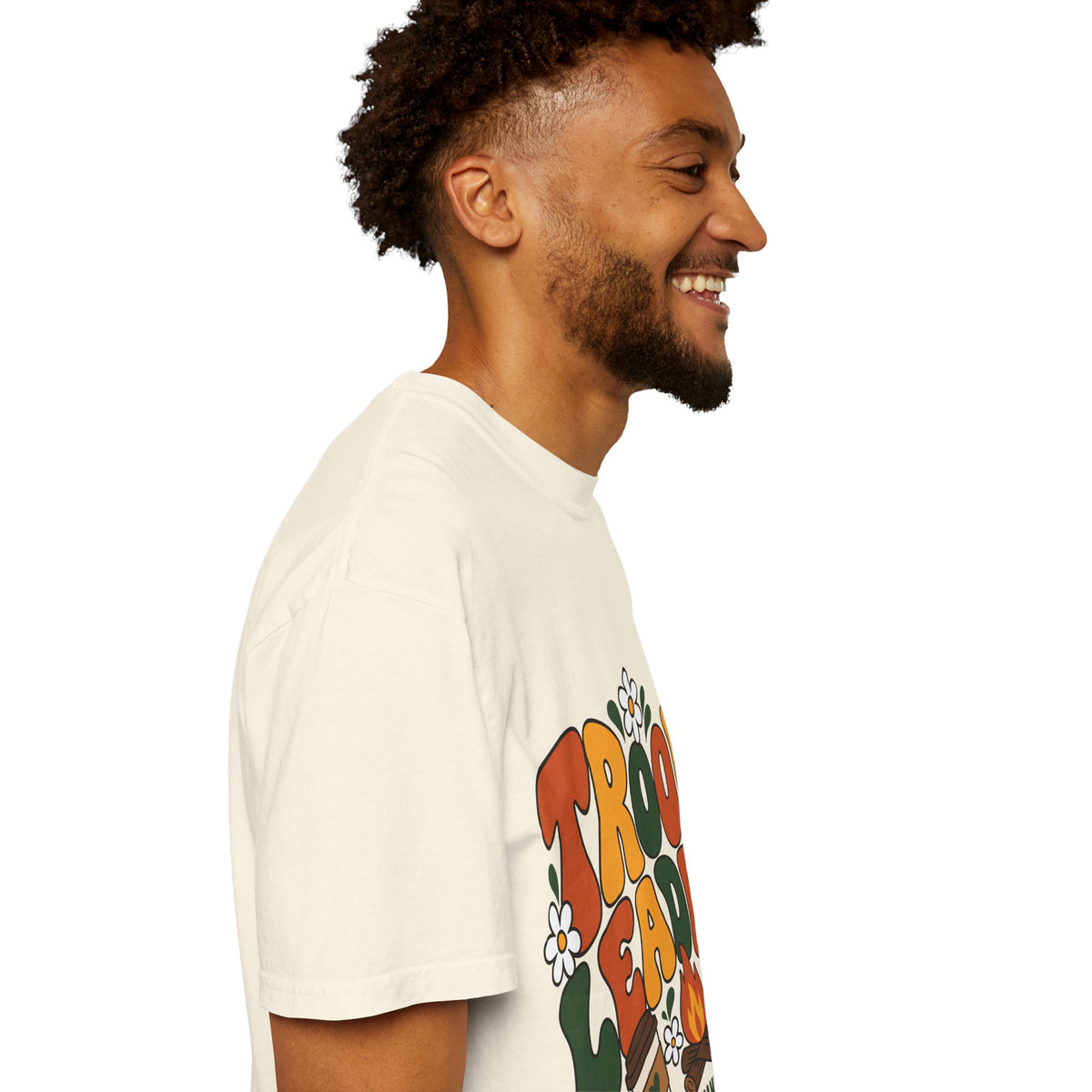 Troop Leader Coffee Campfires Chaos Comfort Colors Tee