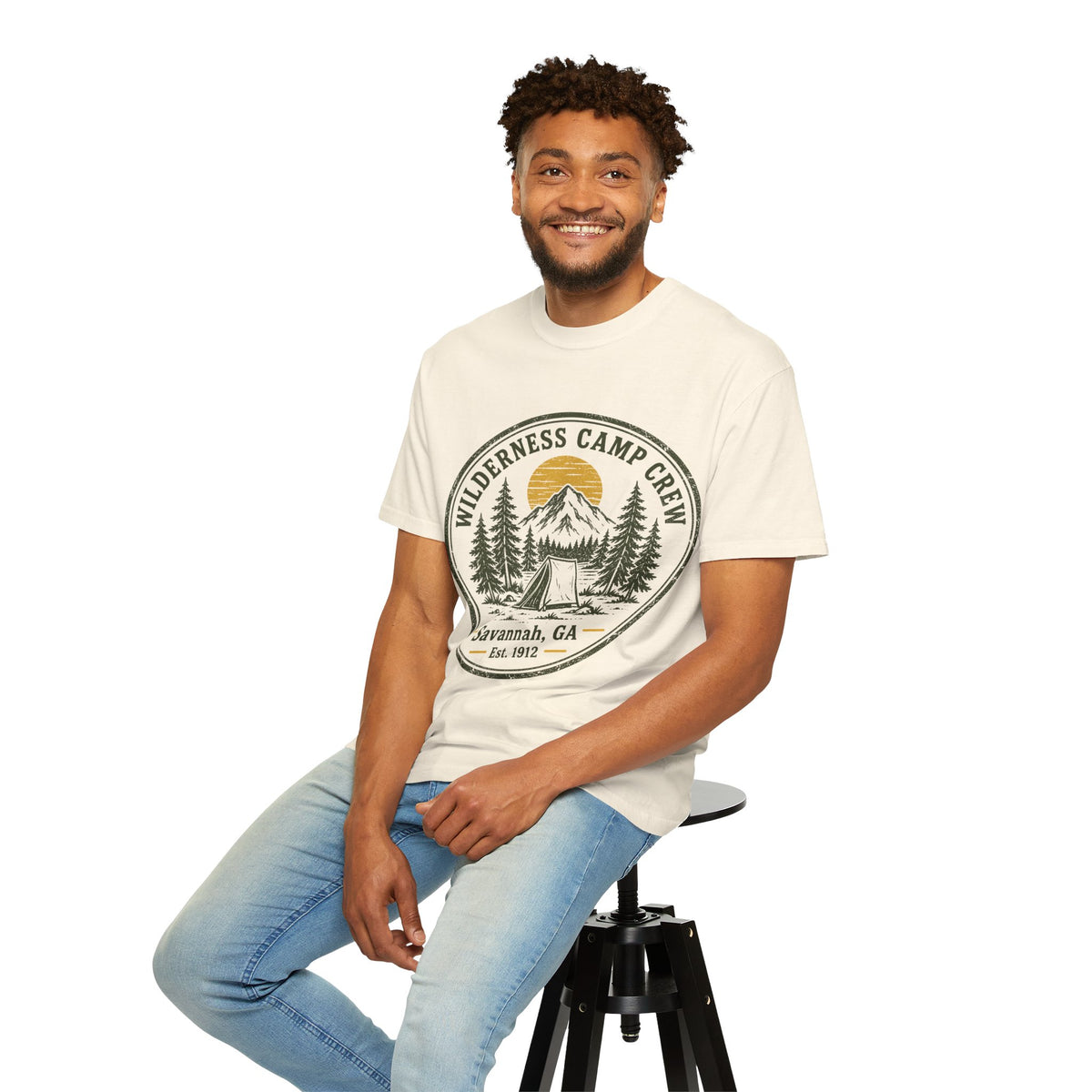 Wilderness Camp Crew Savannah GA Comfort Colors Tee