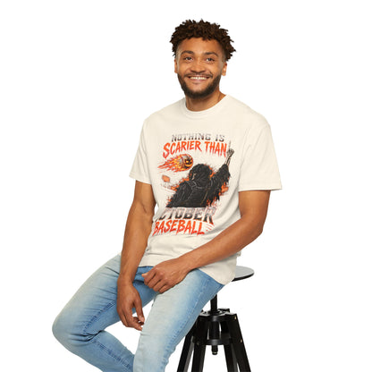 October Baseball Halloween Comfort Colors Graphic T-Shirt