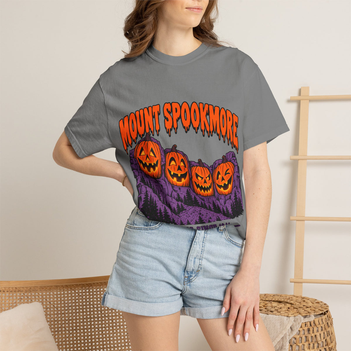 Mount Spookmore Halloween Comfort Colors T-Shirt