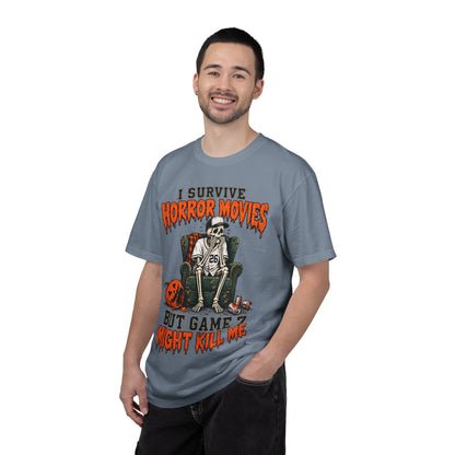 Horror Movies Game 7 Baseball Comfort Colors T-Shirt