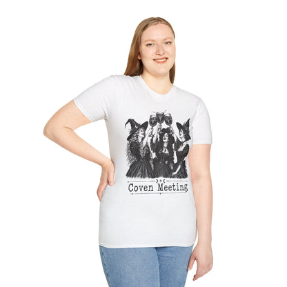 Coven Meeting Witch Wine T-Shirt