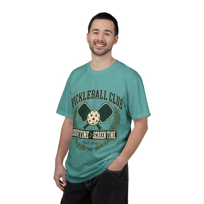 Pickleball Club Court Time Over Screen Time Comfort Colors Tee