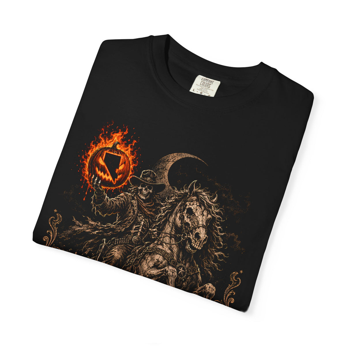 The 1864 Horseman Carson City Halloween Comfort Colors Tee