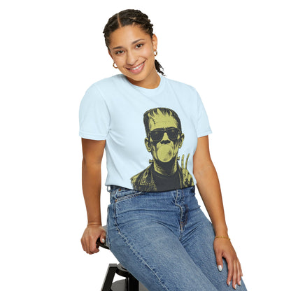 Frankenstein Bubblegum Peace Sign Comfort Colors T-Shirt