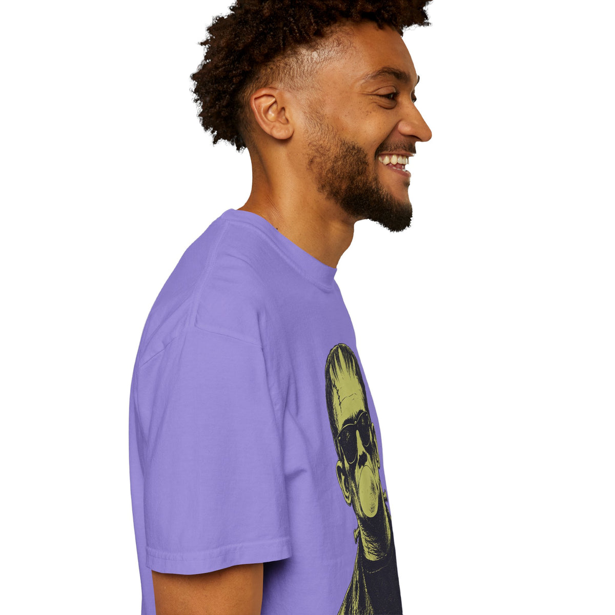 Frankenstein Bubblegum Peace Sign Comfort Colors T-Shirt