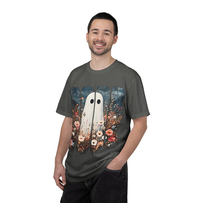 Floral Ghost Wildflower Halloween Comfort Colors T-Shirt