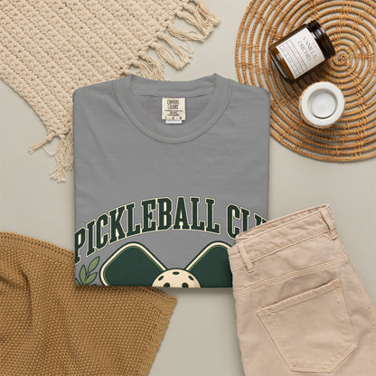 Pickleball Club Court Time Over Screen Time Comfort Colors Tee