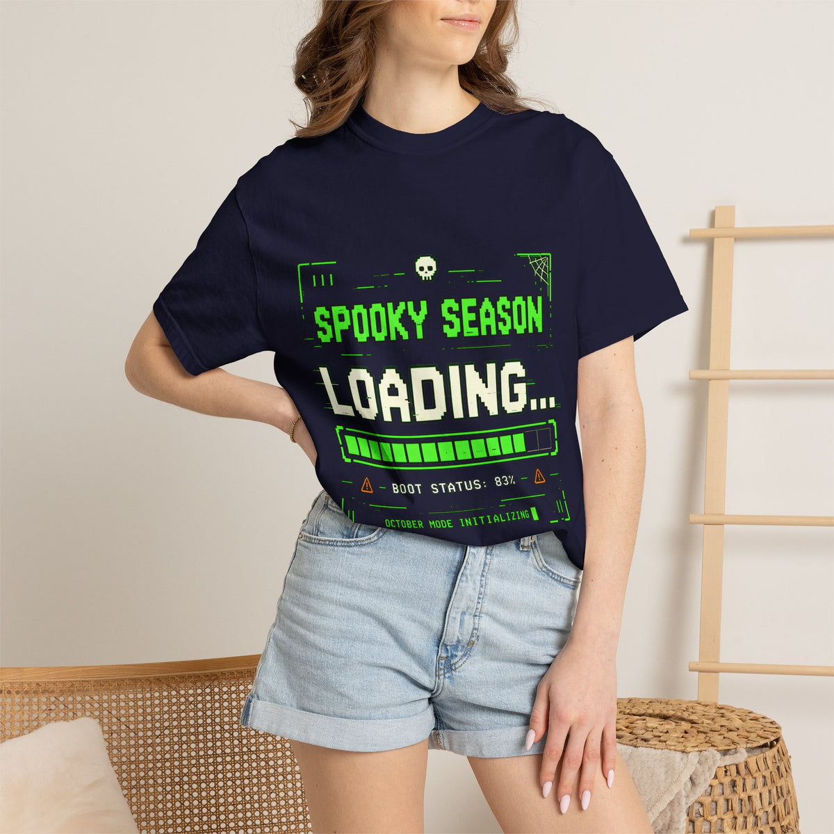 Spooky Season Loading Gamer Halloween Comfort Colors Tee
